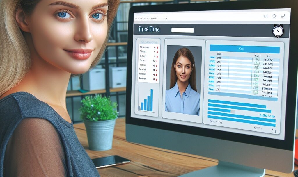 Software employee time tracking